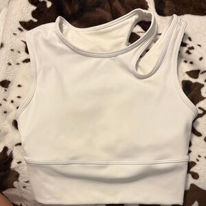 Lululemon White Sleeveless Women's Top
